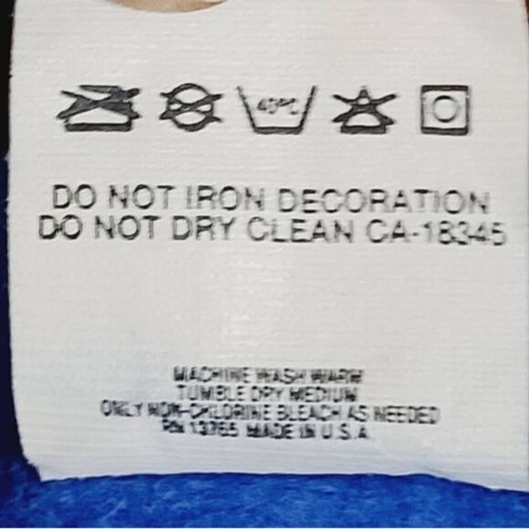 Vintage 90s Blue Sequin Kitty Cat Girly Crewneck Sweatshirt - Picture 6 of 13